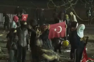 Quatrième jour de manifestations en Turquie (capture Euronews)