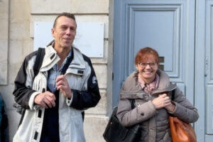Andréas Pfeiffer et son avocate devant le tribunal administratif de Nancy (DR)