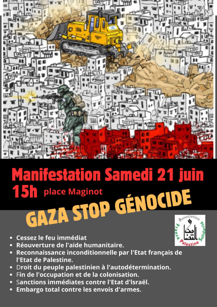 AFPS : Manifestation 21 juin 2025 à Nancy