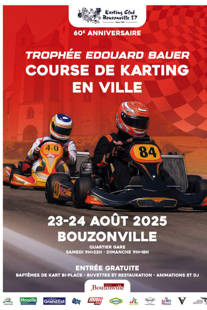 Bouzonville (57) : course de karting (affiche)