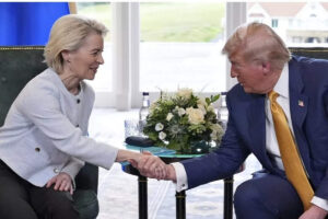 Donald Trump et Ursula von der Leyen (Euronews)