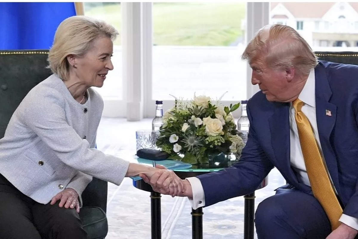 Donald Trump et Ursula von der Leyen (Euronews)