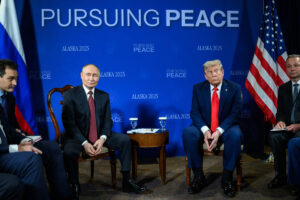 Trump-Poutine à Anchorage (Photo Maison-Blanche)