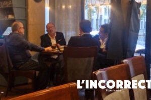 Conversation privée dans un lieu public (capture vidéo L'Incorrect)