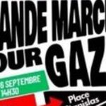 Gaza : Marche de Vandœuvre à Nancy (affiche)