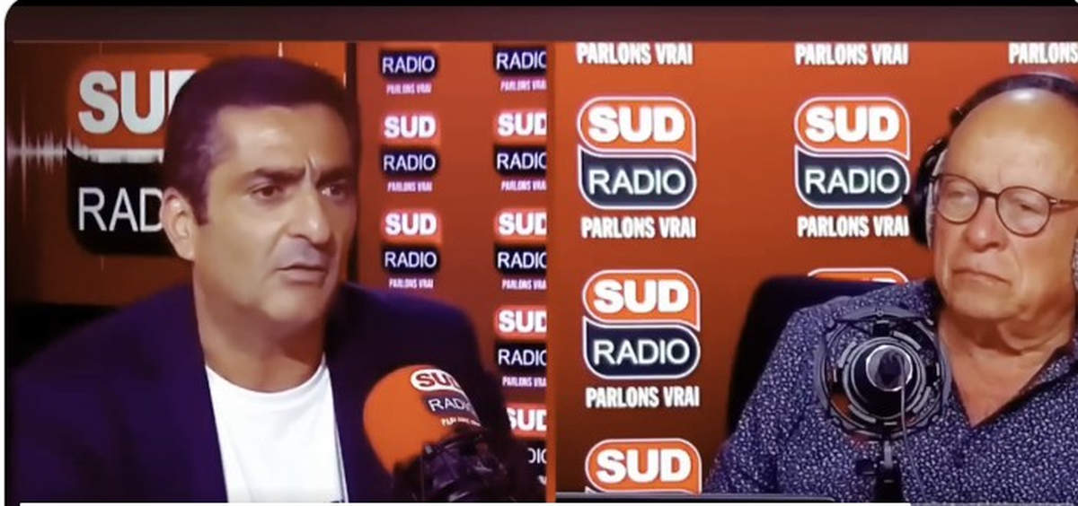 Marc Touati interviewé par André Bercoff à Sud Radio (capture d'écran)
