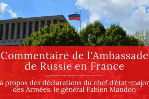 Ambassade de Russie en France (Facebook)