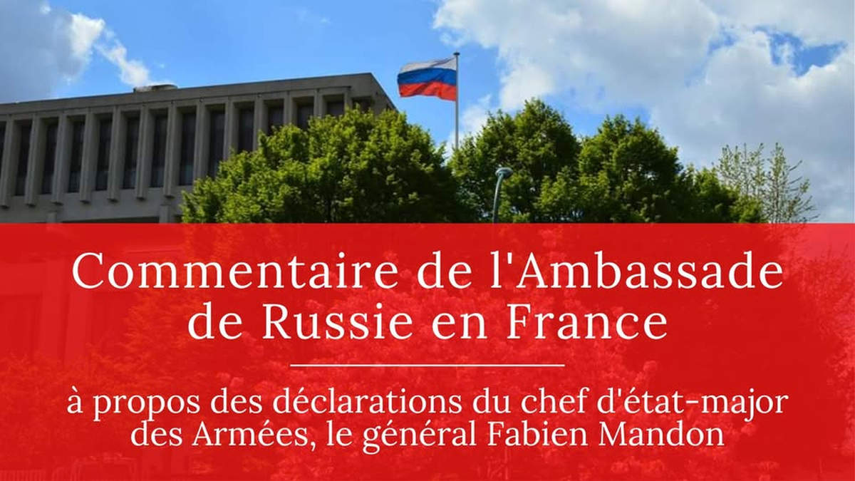 Ambassade de Russie en France (Facebook)