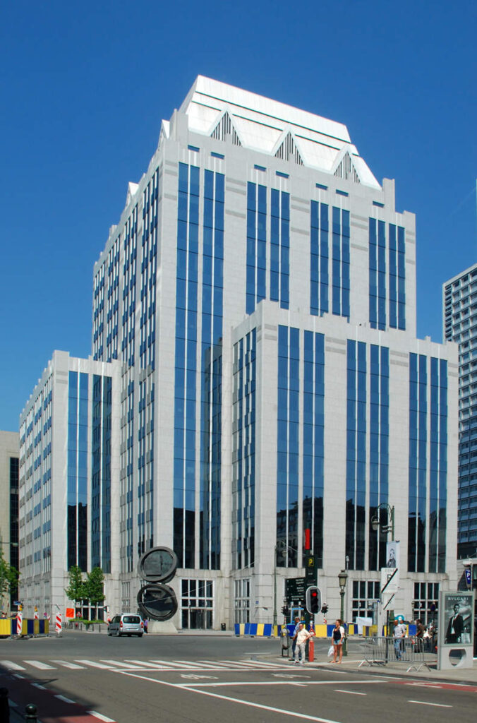 Bruxelles, Tour Baudouin, Siège d'Euroclear (Wikipédia)