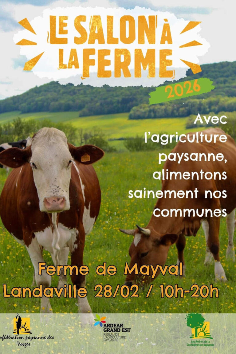 Vosges : Le Salon à la ferme (Confédération Paysanne)