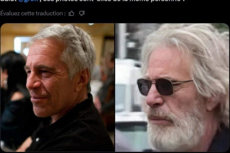 Jeffrey Epstein serait vivant (capture X)