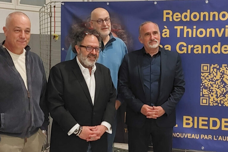 De gauche à droite: Claude Etique, Lionel Bieder, Michel Morvan, Eric Ritter