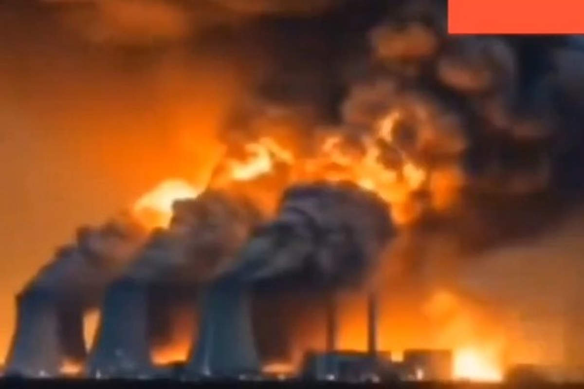 Le site nucléaire de Dimona attaqué par l'Iran (image X TMT_arabic)