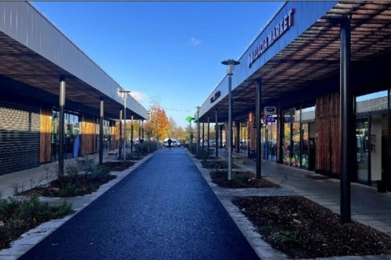 Centre commercial La Cascade à Laxou, 54 (crédit Photo ANCT)