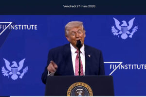 Discours de Donald Trump en Floride, le 27 mars 2026 (capture Maison-Blanche)