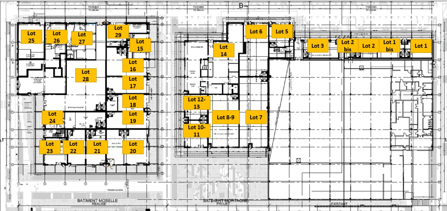 Centre commercial La Cascade à Laxou (54) -crédit ANCT