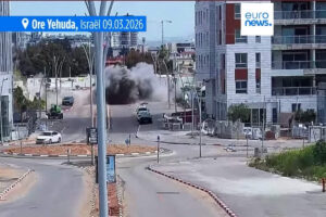 Représailles iraniennes sur Israël (capture Euronews)