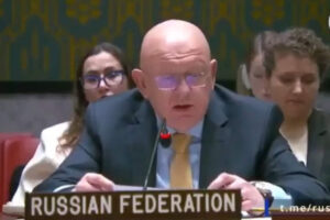 Vassili Nebenzia, ambassadeur russe à l'ONU (capture X)
