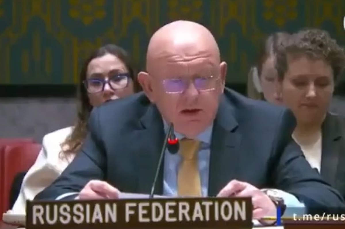 Vassili Nebenzia, ambassadeur russe à l'ONU (capture X)