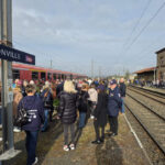 Le train du Vendredi Saint en gare de Bouzonville (DR)