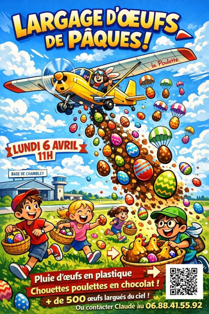 Les œufs de Pâques largués sur Chambley (54)