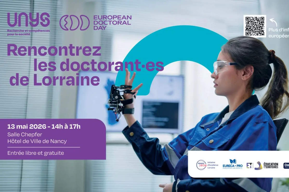 Journée européenne du doctorat (Image Université de Lorraine)