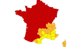 Canicule : la arte de France de Météo France du 25 juin 2026