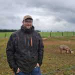 Vincent Mangeot sur sa ferme (Safer GE)