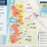 Carte des incendies (préfecture de la Gironde)