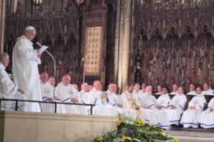 Léon XIV dit la messe à la cathédrale de Metz (DR)