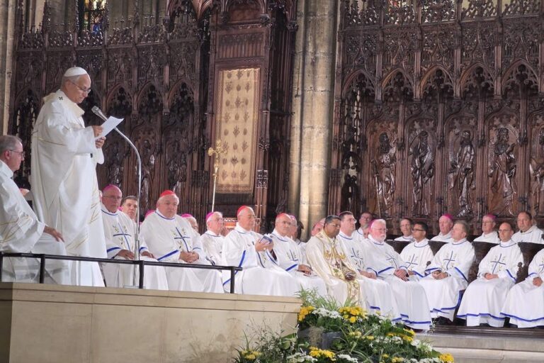 Léon XIV dit la messe à la cathédrale de Metz (DR)