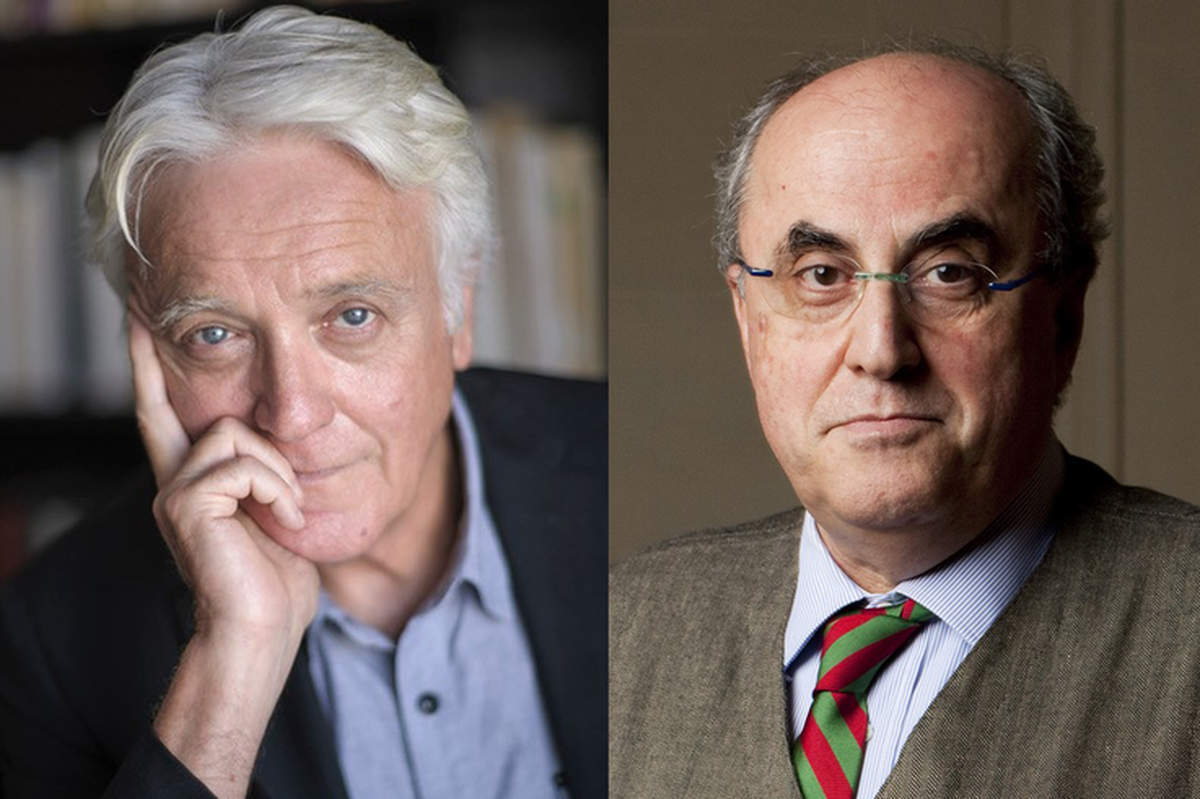 Elie Barnavi et Elias-Sanbar co-président le Livre sur la Place (Photo : Le Livre sur la Place)