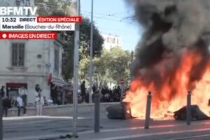 17 octobre : Castagne à Marseille (capture BFMTV)