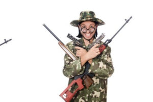 Des armes pour se défendre (UnlimPhotos)