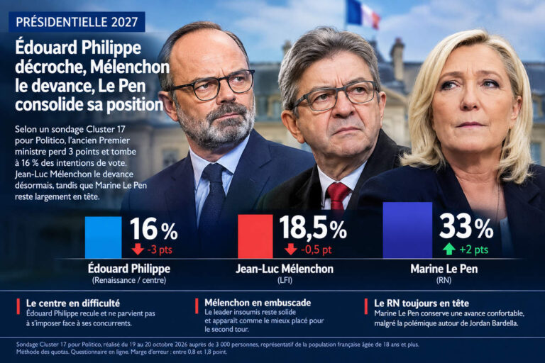 Sondage Politico (image issue de l'IA)