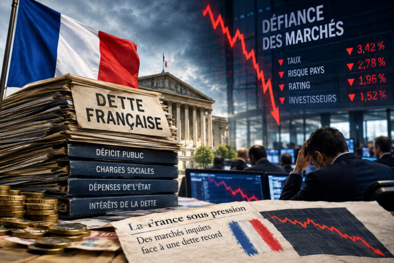 Dette française (image générée par l'IA)
